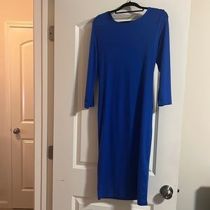 Blue dress tight sexy